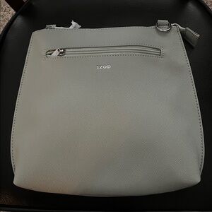 Izod Sage Crossbody Bag with Front Zip Pocket